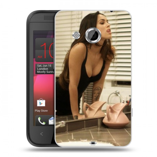 Дизайнерский пластиковый чехол для HTC Desire 200 меган фокс