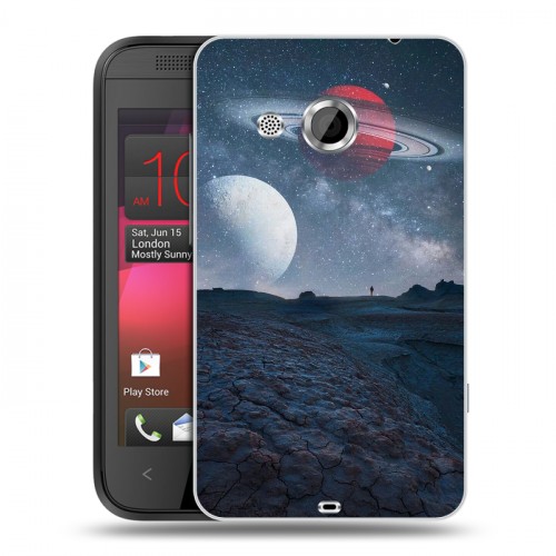 Дизайнерский пластиковый чехол для HTC Desire 200 Магический космос