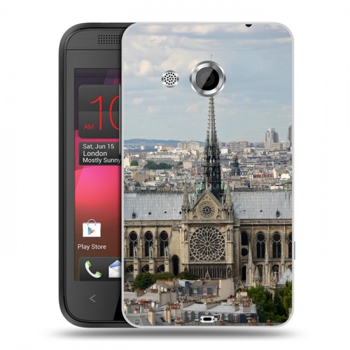 Дизайнерский пластиковый чехол для HTC Desire 200 Париж