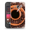 Дизайнерский пластиковый чехол для HTC Desire 200 Кофе напиток