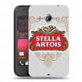 Дизайнерский пластиковый чехол для HTC Desire 200 Stella Artois