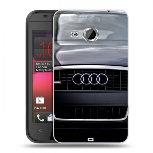 Дизайнерский пластиковый чехол для HTC Desire 200 Audi