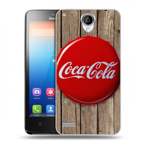 Дизайнерский пластиковый чехол для Lenovo S890 Coca-cola