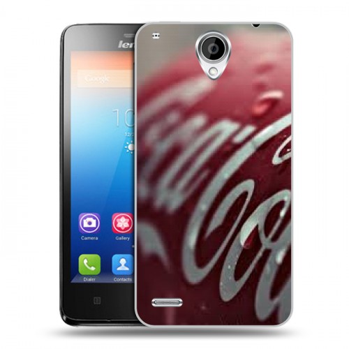 Дизайнерский пластиковый чехол для Lenovo S890 Coca-cola