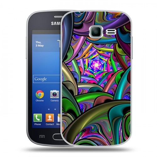 Дизайнерский пластиковый чехол для Samsung Galaxy Trend Lite Абстракции Вращение