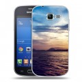 Дизайнерский пластиковый чехол для Samsung Galaxy Trend Lite Закат