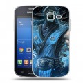 Дизайнерский пластиковый чехол для Samsung Galaxy Trend Lite Mortal Combat
