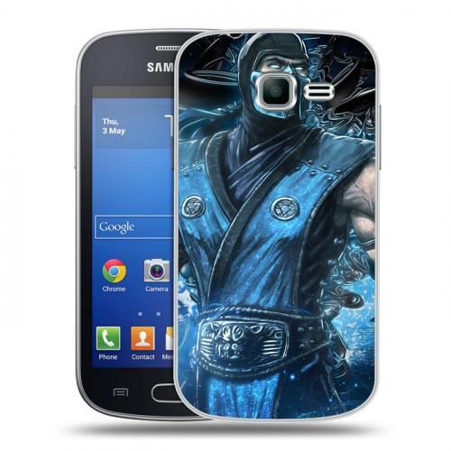 Дизайнерский пластиковый чехол для Samsung Galaxy Trend Lite Mortal Combat