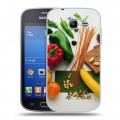 Дизайнерский пластиковый чехол для Samsung Galaxy Trend Lite Овощи