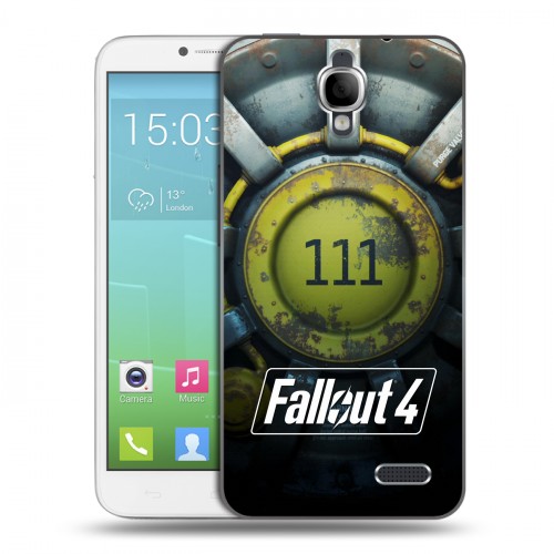 Дизайнерский силиконовый чехол для Alcatel One Touch Idol Fallout
