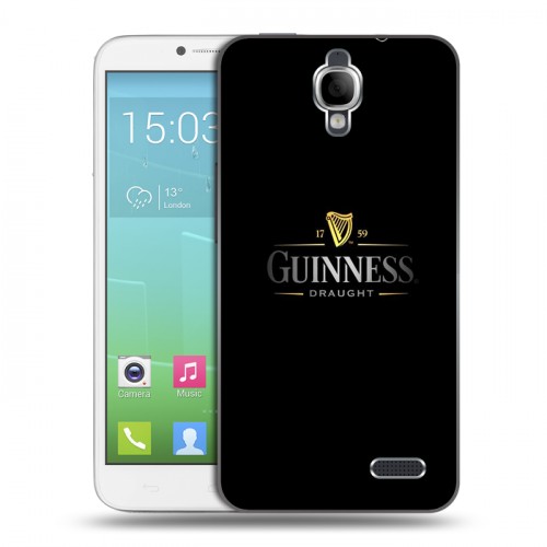 Дизайнерский силиконовый чехол для Alcatel One Touch Idol Guinness
