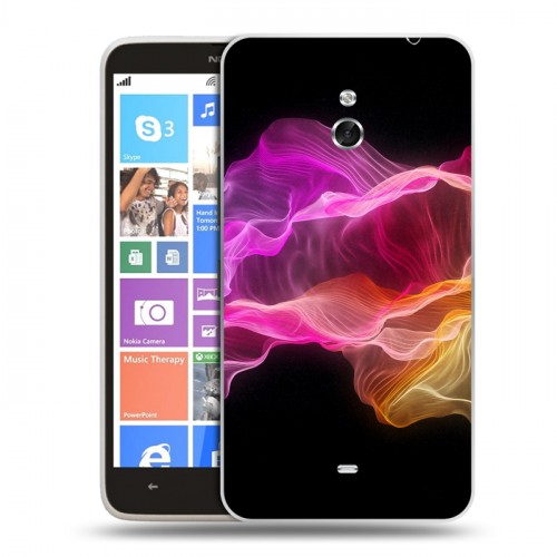Дизайнерский пластиковый чехол для Nokia Lumia 1320 Абстракции Дым