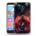 Дизайнерский пластиковый чехол для Nokia Lumia 1320 Happy 2020