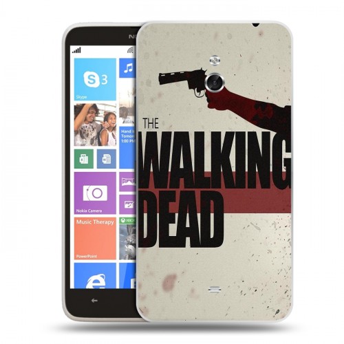 Дизайнерский пластиковый чехол для Nokia Lumia 1320 Ходячие мертвецы