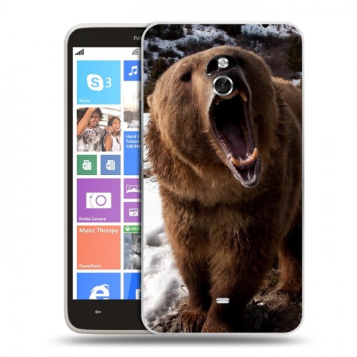 Дизайнерский пластиковый чехол для Nokia Lumia 1320 Медведи