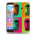 Дизайнерский пластиковый чехол для Nokia Lumia 1320 Coca-cola