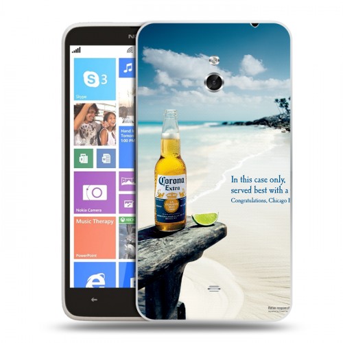 Дизайнерский пластиковый чехол для Nokia Lumia 1320 Corona