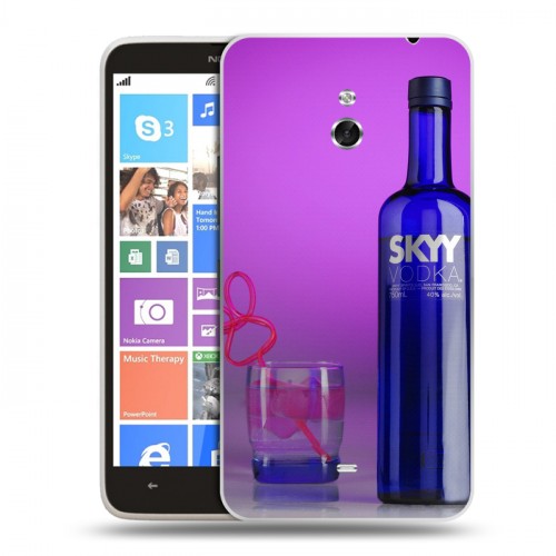 Дизайнерский пластиковый чехол для Nokia Lumia 1320 Skyy Vodka