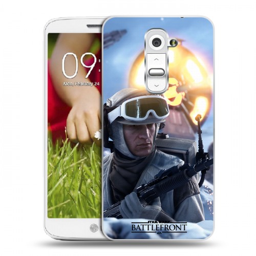 Дизайнерский пластиковый чехол для LG Optimus G2 mini Star Wars Battlefront