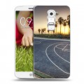 Дизайнерский пластиковый чехол для LG Optimus G2 mini Лос-Анджелес
