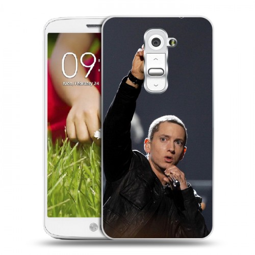 Дизайнерский пластиковый чехол для LG Optimus G2 mini Eminem