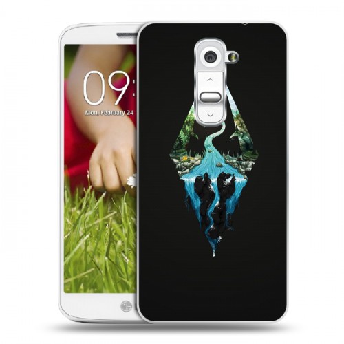 Дизайнерский пластиковый чехол для LG Optimus G2 mini Skyrim