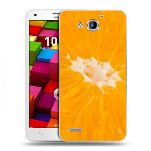 Дизайнерский пластиковый чехол для Huawei Honor 3x Апельсины