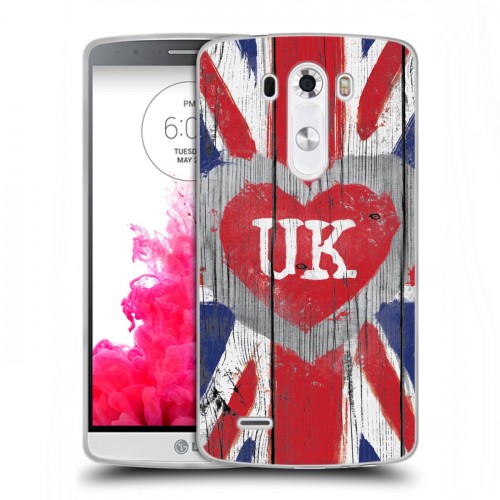 Дизайнерский пластиковый чехол для LG G3 (Dual-LTE) British love