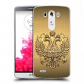 Дизайнерский пластиковый чехол для LG G3 (Dual-LTE) Флаг и герб России