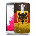 Дизайнерский силиконовый чехол для LG G3 (Dual-LTE) Флаг Германии