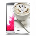 Дизайнерский пластиковый чехол для LG G3 (Dual-LTE) Кофе напиток