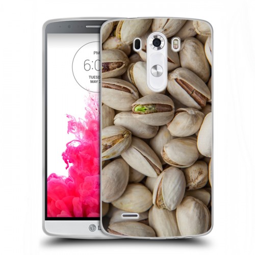 Дизайнерский пластиковый чехол для LG G3 (Dual-LTE) Орехи