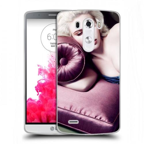 Дизайнерский силиконовый чехол для LG G3 (Dual-LTE) Скарлет Йохансон
