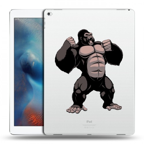 Полупрозрачный дизайнерский силиконовый чехол для Ipad Pro Прозрачные обезьяны