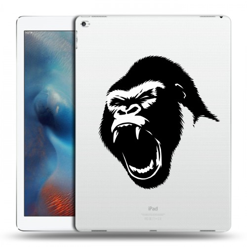 Полупрозрачный дизайнерский пластиковый чехол для Ipad Pro Прозрачные обезьяны