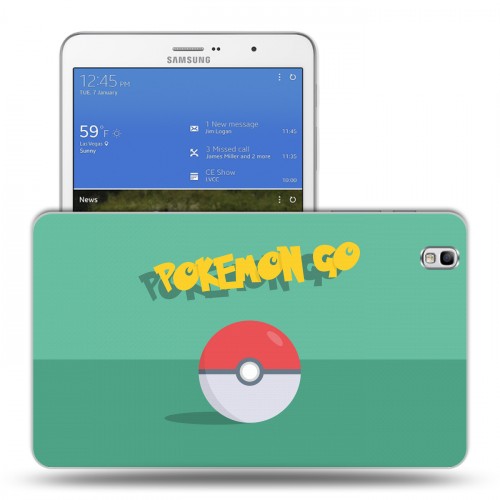 Дизайнерский силиконовый чехол для Samsung Galaxy Tab Pro 8.4 Pokemon Go