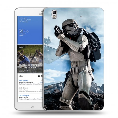 Дизайнерский силиконовый чехол для Samsung Galaxy Tab Pro 8.4 Star Wars Battlefront