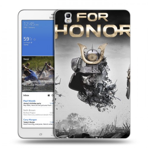 Дизайнерский силиконовый чехол для Samsung Galaxy Tab Pro 8.4 For Honor