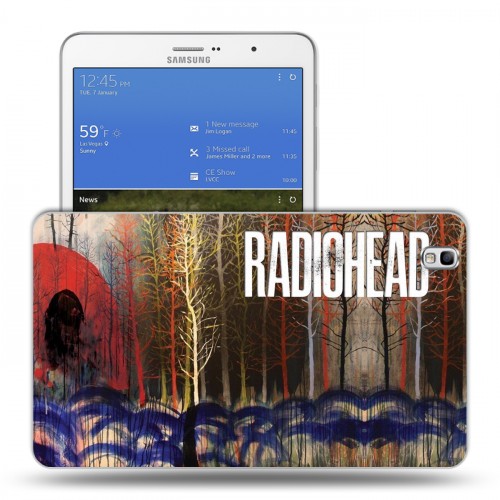 Дизайнерский силиконовый чехол для Samsung Galaxy Tab Pro 8.4 RadioHead