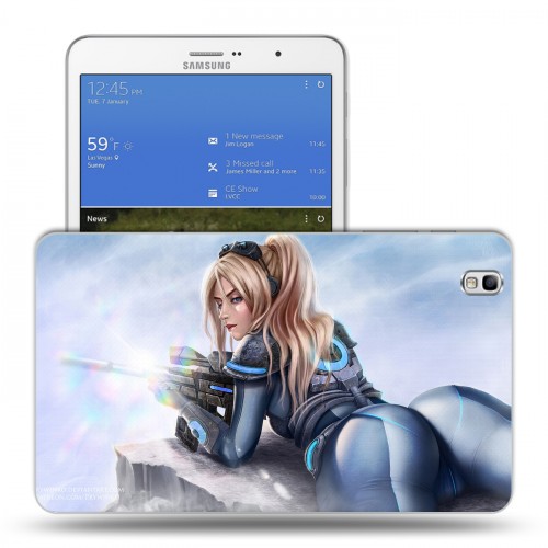 Дизайнерский силиконовый чехол для Samsung Galaxy Tab Pro 8.4 Starcraft 