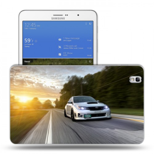 Дизайнерский силиконовый чехол для Samsung Galaxy Tab Pro 8.4 Subaru