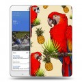 Дизайнерский силиконовый чехол для Samsung Galaxy Tab Pro 8.4 Птицы и фрукты