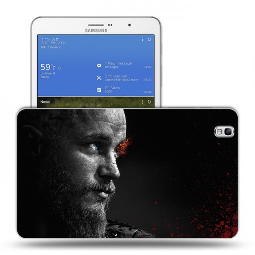 Дизайнерский силиконовый чехол для Samsung Galaxy Tab Pro 8.4 Викинги