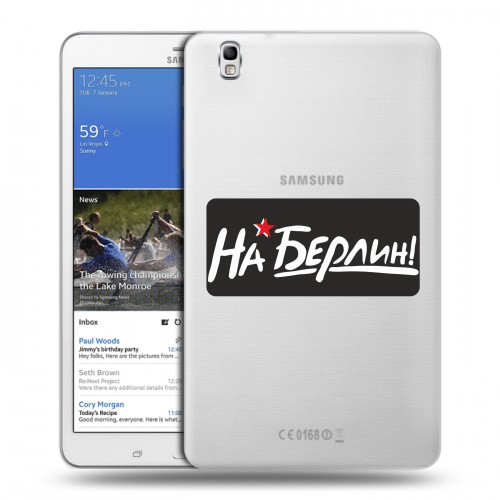 Дизайнерский силиконовый чехол для Samsung Galaxy Tab Pro 8.4 9мая