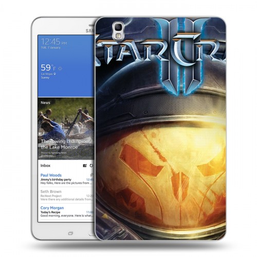 Дизайнерский силиконовый чехол для Samsung Galaxy Tab Pro 8.4 Starcraft