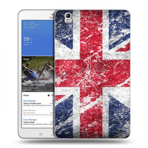 Дизайнерский силиконовый чехол для Samsung Galaxy Tab Pro 8.4 Флаг Британии
