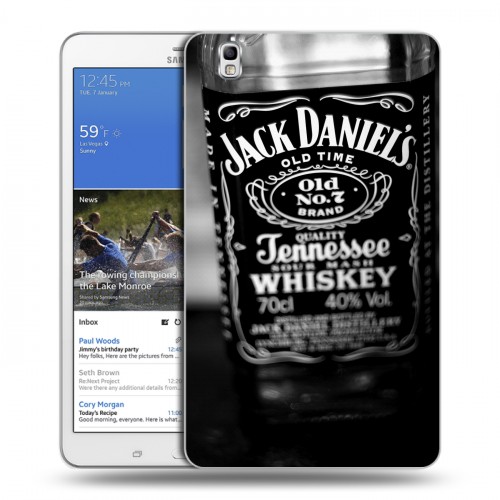 Дизайнерский силиконовый чехол для Samsung Galaxy Tab Pro 8.4 Jack Daniels
