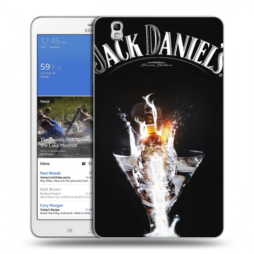 Дизайнерский силиконовый чехол для Samsung Galaxy Tab Pro 8.4 Jack Daniels