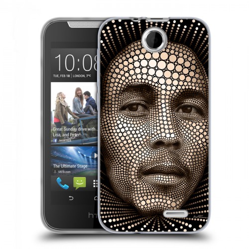 Дизайнерский силиконовый чехол для HTC Desire 310 Боб Марли