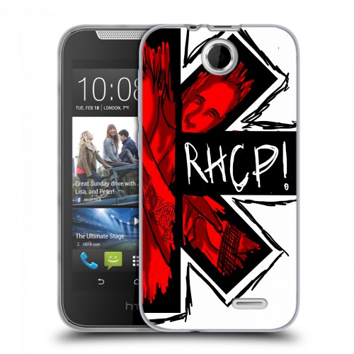 Дизайнерский силиконовый чехол для HTC Desire 310 Red Hot Chili Peppers